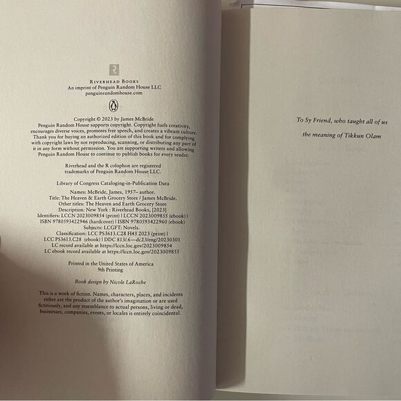 The Heaven & Earth Grocery Store by James McBride Hardcover Book - Picture 5 of 12